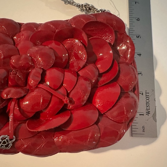 Brighton Deep Red Floral Accent - Picture 6 of 6